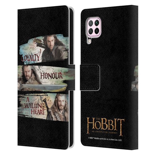 The Hobbit An Unexpected Journey Key Art Loyalty And Honour Leather Book Wallet Case Cover For Huawei Nova 6 SE / P40 Lite