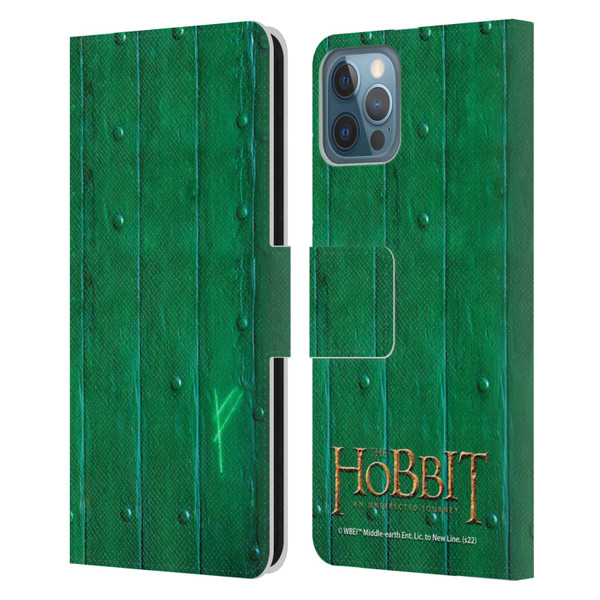 The Hobbit An Unexpected Journey Key Art Door Leather Book Wallet Case Cover For Apple iPhone 12 / iPhone 12 Pro