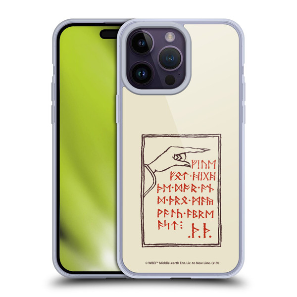 The Hobbit An Unexpected Journey Graphics Main Soft Gel Case for Apple iPhone 14 Pro Max