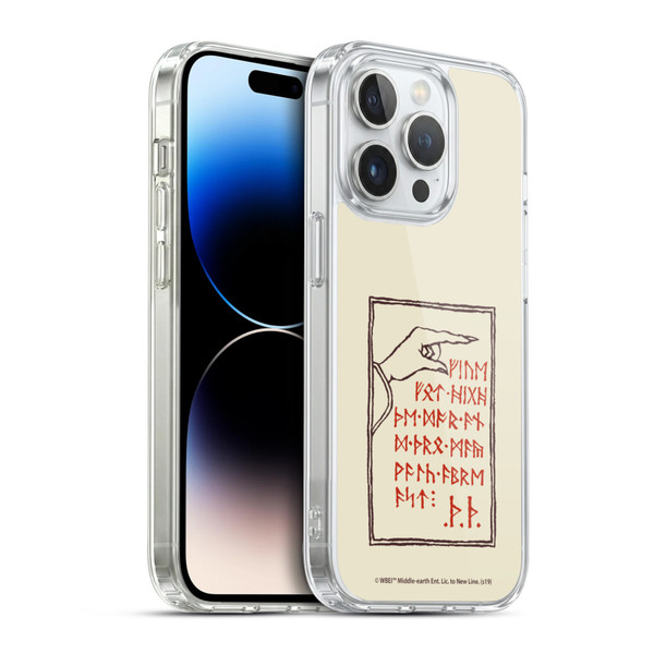 The Hobbit An Unexpected Journey Graphics Back Door Soft Gel Case for Apple iPhone 14 Pro & MagSafe
