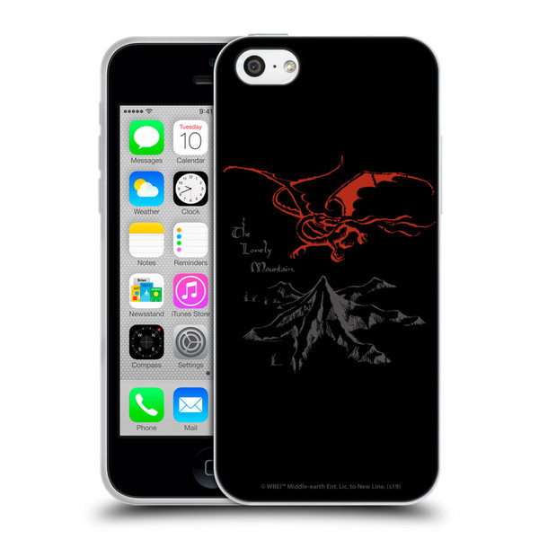 The Hobbit An Unexpected Journey Graphics Back Door Soft Gel Case for Apple iPhone 5c