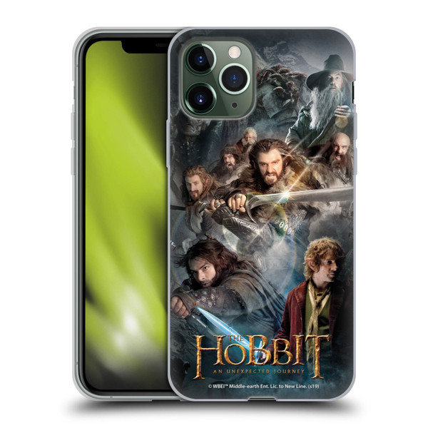The Hobbit An Unexpected Journey Key Art Group Soft Gel Case for Apple iPhone 11 Pro