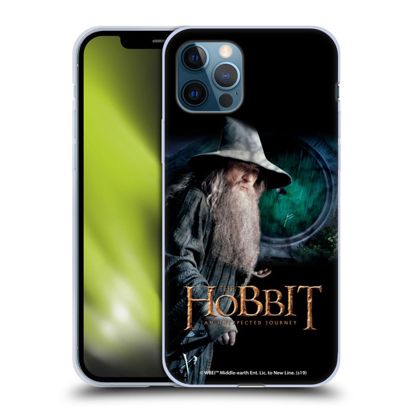 The Hobbit An Unexpected Journey Key Art Gandalf Soft Gel Case for Apple iPhone 12 / iPhone 12 Pro