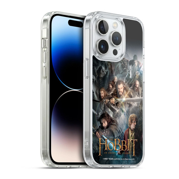 The Hobbit An Unexpected Journey Key Art Group Soft Gel Case for Apple iPhone 13 Pro & MagSafe