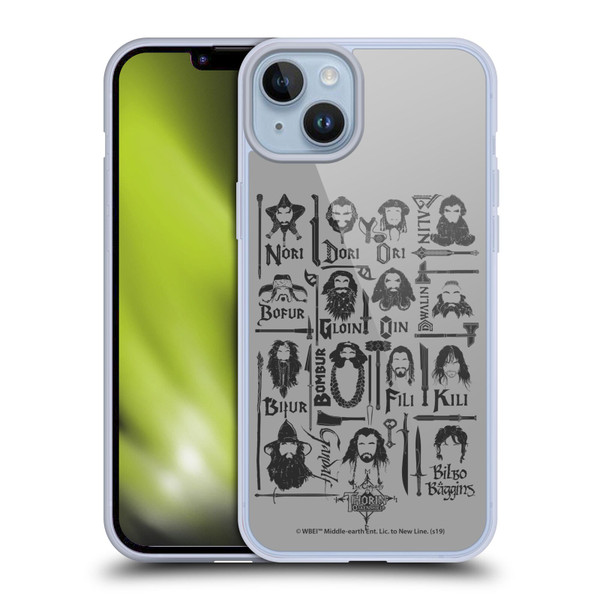 The Hobbit An Unexpected Journey Key Art The Company Soft Gel Case for Apple iPhone 14 Plus