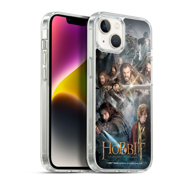 The Hobbit An Unexpected Journey Key Art Group Soft Gel Case for Apple iPhone 14 Plus & MagSafe