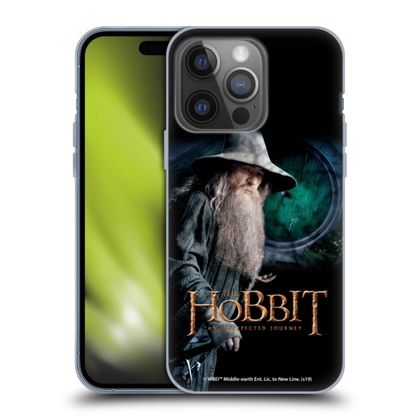 The Hobbit An Unexpected Journey Key Art Gandalf Soft Gel Case for Apple iPhone 14 Pro