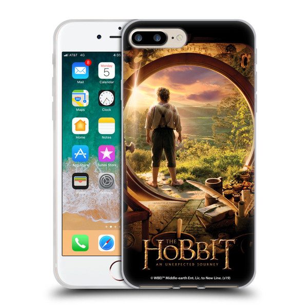The Hobbit An Unexpected Journey Key Art Hobbit In Door Soft Gel Case for Apple iPhone 7 Plus / iPhone 8 Plus
