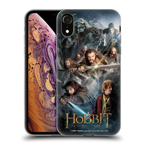 The Hobbit An Unexpected Journey Key Art Group Soft Gel Case for Apple iPhone XR