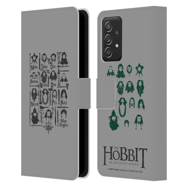 The Hobbit An Unexpected Journey Key Art The Company Leather Book Wallet Case Cover For Samsung Galaxy A52 / A52s / 5G (2021)