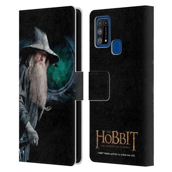 The Hobbit An Unexpected Journey Key Art Gandalf Leather Book Wallet Case Cover For Samsung Galaxy M31 (2020)