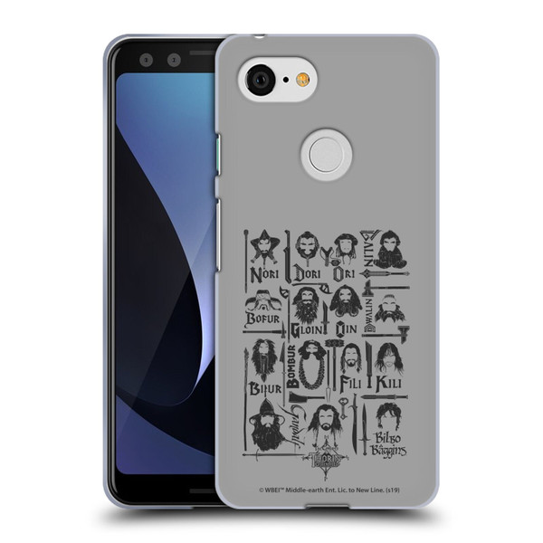 The Hobbit An Unexpected Journey Key Art The Company Soft Gel Case for Google Pixel 3