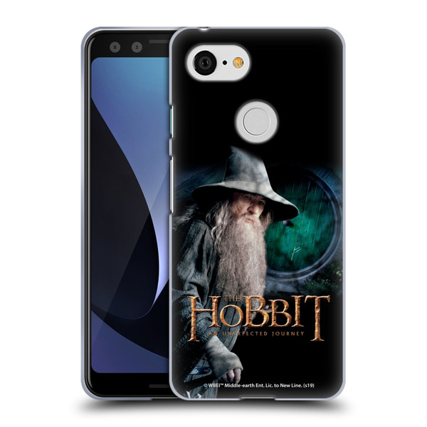 The Hobbit An Unexpected Journey Key Art Gandalf Soft Gel Case for Google Pixel 3
