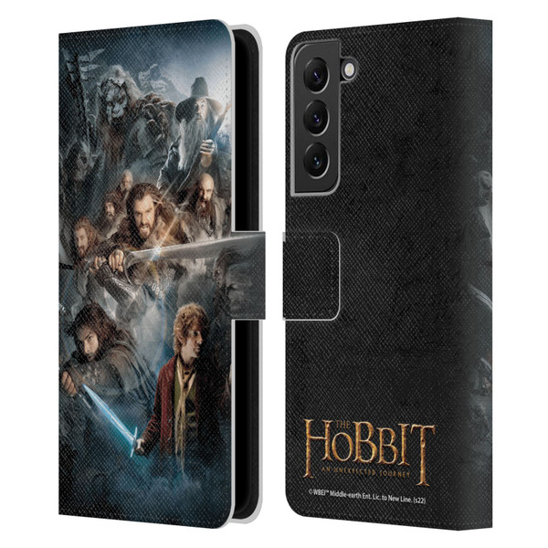 The Hobbit An Unexpected Journey Key Art Group Leather Book Wallet Case Cover For Samsung Galaxy S22+ 5G
