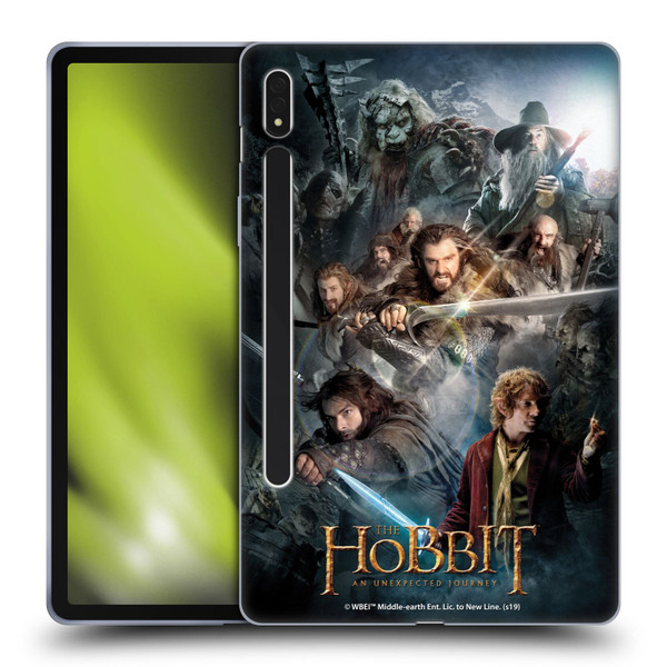 The Hobbit An Unexpected Journey Key Art Group Soft Gel Case for Samsung Galaxy Tab S8