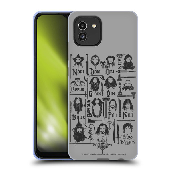 The Hobbit An Unexpected Journey Key Art The Company Soft Gel Case for Samsung Galaxy A03 (2021)