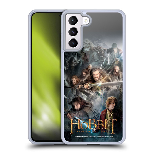 The Hobbit An Unexpected Journey Key Art Group Soft Gel Case for Samsung Galaxy S21+ 5G