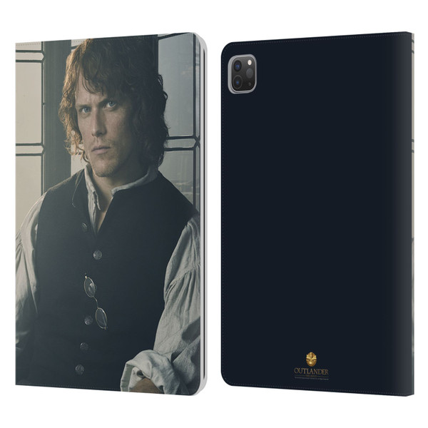 Outlander Characters Jamie Fraser Leather Book Wallet Case Cover For Apple iPad Pro 11 2020 / 2021 / 2022