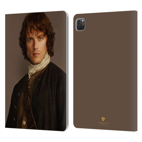 Outlander Characters Jamie Traditional Leather Book Wallet Case Cover For Apple iPad Pro 11 2020 / 2021 / 2022
