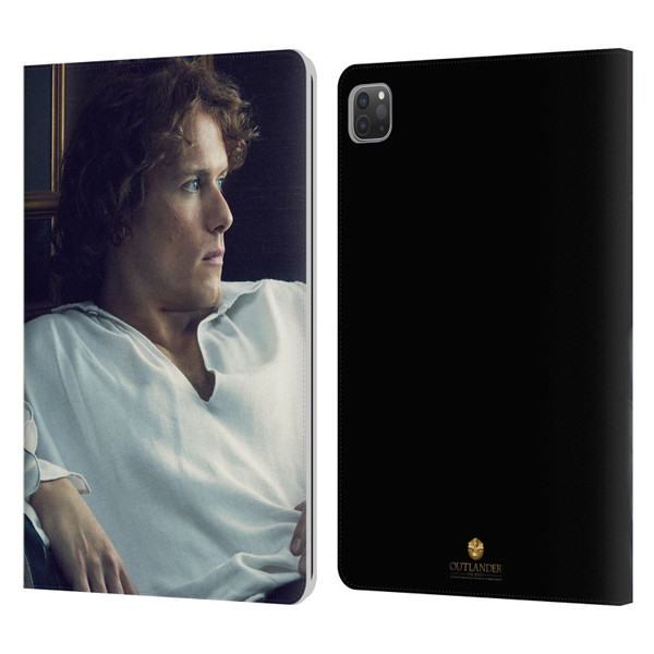 Outlander Characters Jamie White Shirt Leather Book Wallet Case Cover For Apple iPad Pro 11 2020 / 2021 / 2022