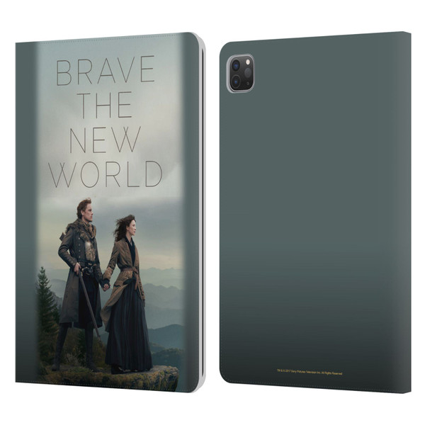 Outlander Season 4 Art Brave The New World Leather Book Wallet Case Cover For Apple iPad Pro 11 2020 / 2021 / 2022