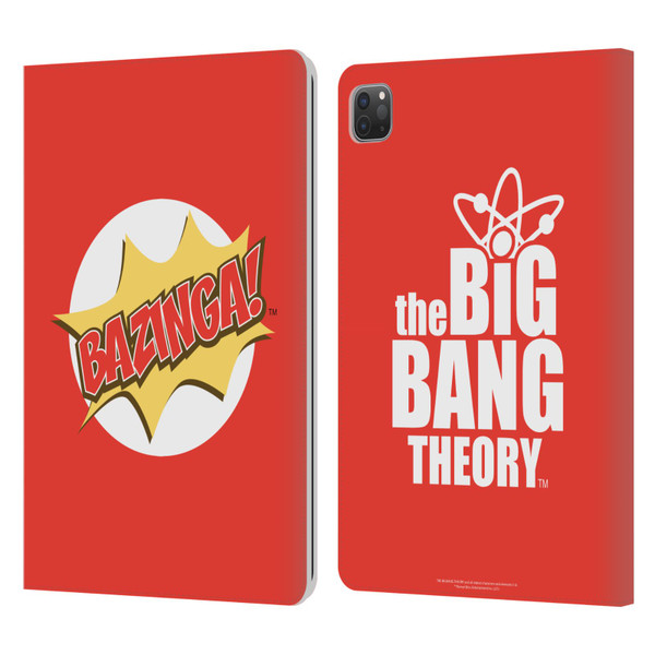 The Big Bang Theory Bazinga Pop Art Leather Book Wallet Case Cover For Apple iPad Pro 11 2020 / 2021 / 2022