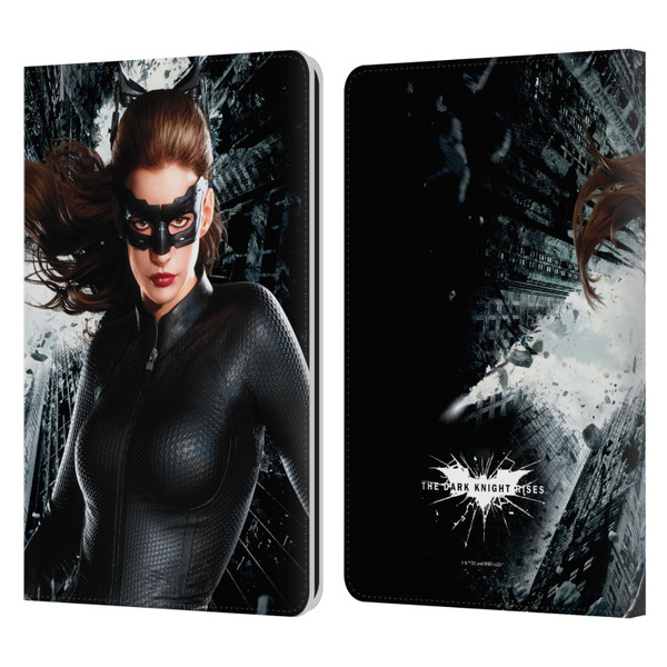 The Dark Knight Rises Character Art Catwoman Leather Book Wallet Case Cover For Amazon Kindle Paperwhite 1 / 2 / 3
