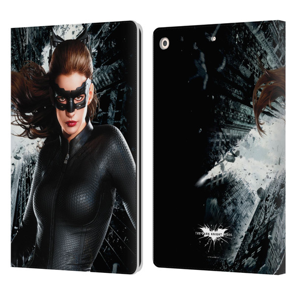 The Dark Knight Rises Character Art Catwoman Leather Book Wallet Case Cover For Apple iPad 10.2 2019/2020/2021