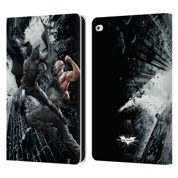 The Dark Knight Rises Character Art Batman Vs Bane Leather Book Wallet Case Cover For Apple iPad Air 2 (2014)