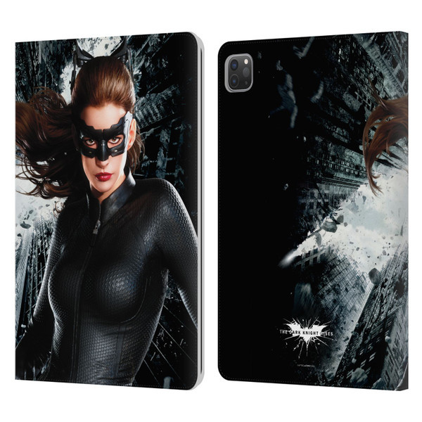 The Dark Knight Rises Character Art Catwoman Leather Book Wallet Case Cover For Apple iPad Pro 11 2020 / 2021 / 2022