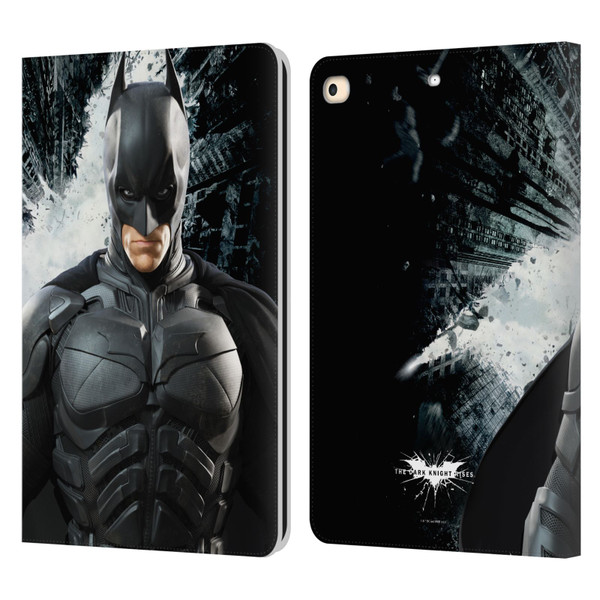 The Dark Knight Rises Character Art Batman Leather Book Wallet Case Cover For Apple iPad 9.7 2017 / iPad 9.7 2018