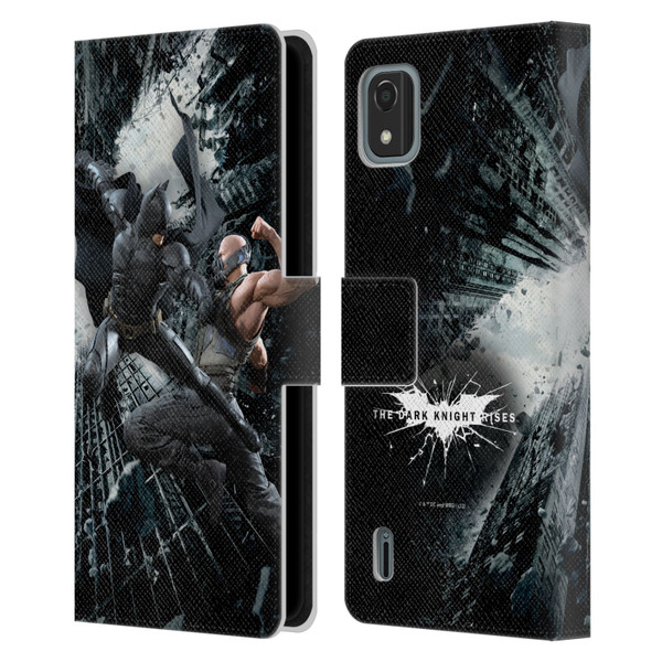 The Dark Knight Rises Character Art Batman Vs Bane Leather Book Wallet Case Cover For Nokia C2 2nd Edition