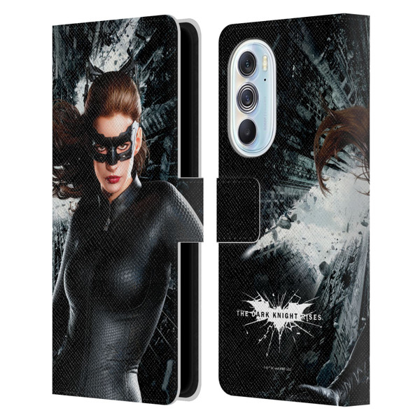 The Dark Knight Rises Character Art Catwoman Leather Book Wallet Case Cover For Motorola Edge X30