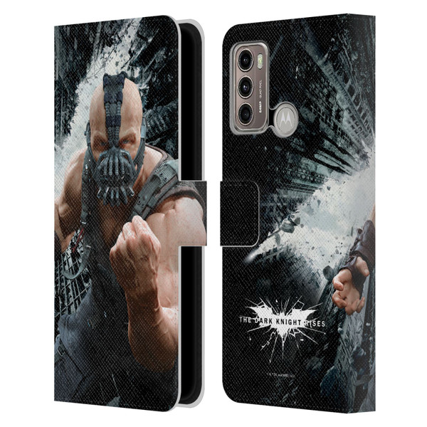 The Dark Knight Rises Character Art Bane Leather Book Wallet Case Cover For Motorola Moto G60 / Moto G40 Fusion
