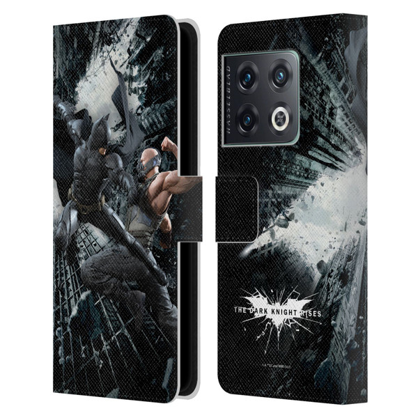 The Dark Knight Rises Character Art Batman Vs Bane Leather Book Wallet Case Cover For OnePlus 10 Pro