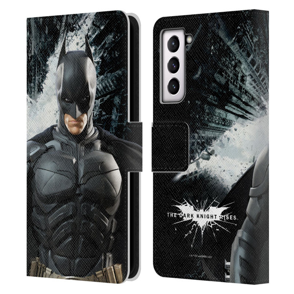 The Dark Knight Rises Character Art Batman Leather Book Wallet Case Cover For Samsung Galaxy S21 5G