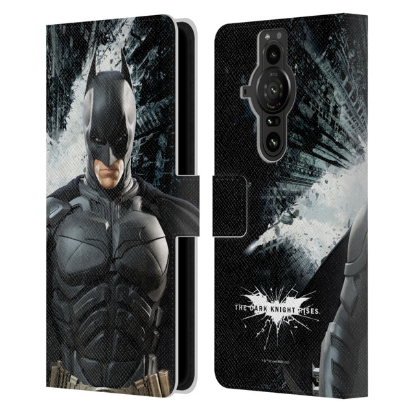 The Dark Knight Rises Character Art Batman Leather Book Wallet Case Cover For Sony Xperia Pro-I