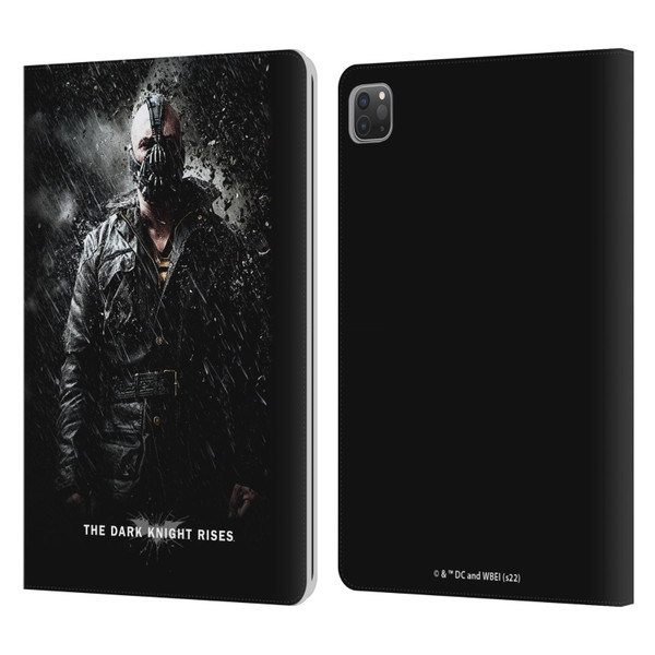 The Dark Knight Rises Key Art Bane Rain Poster Leather Book Wallet Case Cover For Apple iPad Pro 11 2020 / 2021 / 2022