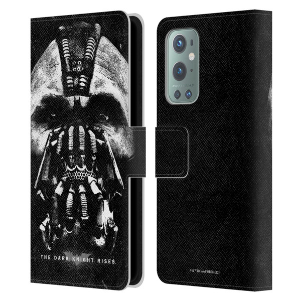 The Dark Knight Rises Key Art Bane Leather Book Wallet Case Cover For OnePlus 9