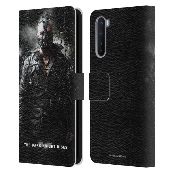 The Dark Knight Rises Key Art Bane Rain Poster Leather Book Wallet Case Cover For OnePlus Nord 5G