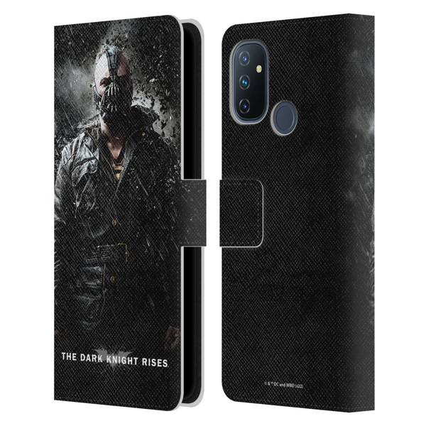 The Dark Knight Rises Key Art Bane Rain Poster Leather Book Wallet Case Cover For OnePlus Nord N100