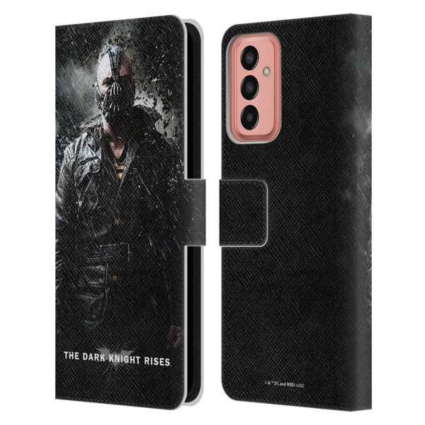 The Dark Knight Rises Key Art Bane Rain Poster Leather Book Wallet Case Cover For Samsung Galaxy M13 (2022)