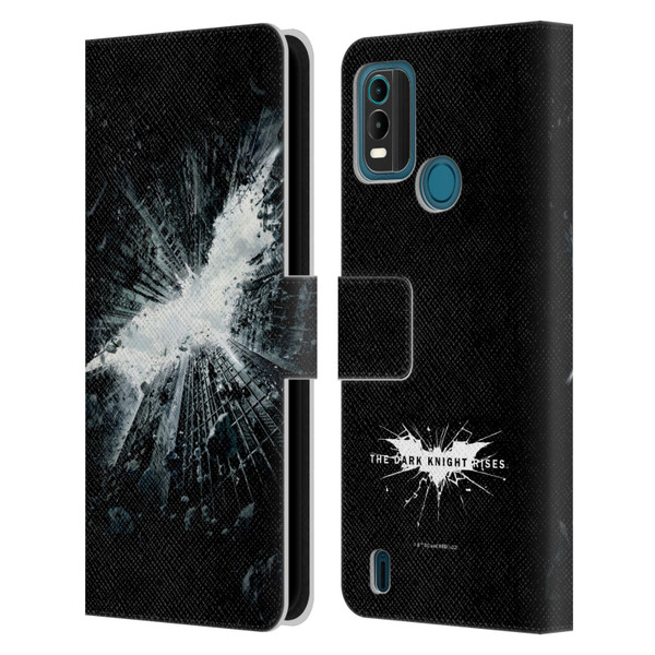 The Dark Knight Rises Logo Poster Leather Book Wallet Case Cover For Nokia G11 Plus