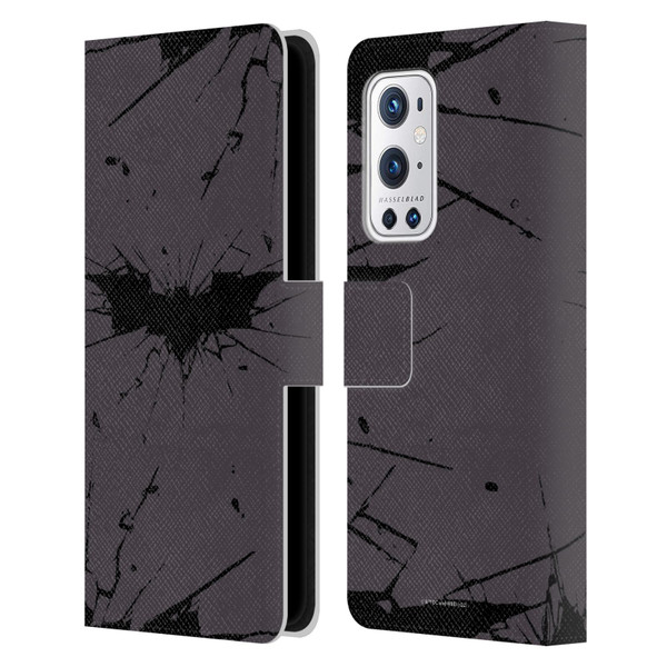 The Dark Knight Rises Logo Black Leather Book Wallet Case Cover For OnePlus 9 Pro