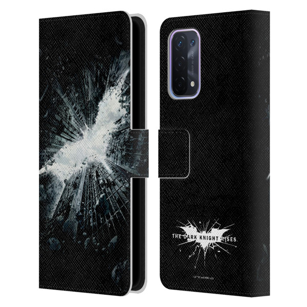 The Dark Knight Rises Logo Poster Leather Book Wallet Case Cover For OPPO A54 5G
