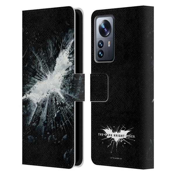 The Dark Knight Rises Logo Poster Leather Book Wallet Case Cover For Xiaomi 12 Pro