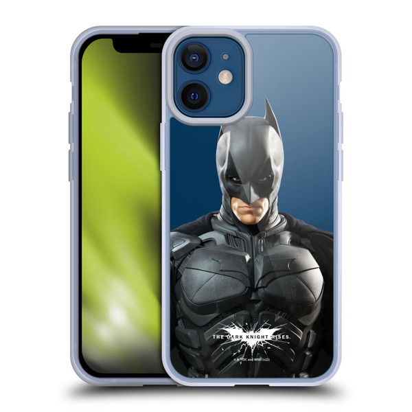 The Dark Knight Rises Character Art Batman Soft Gel Case for Apple iPhone 12 Mini