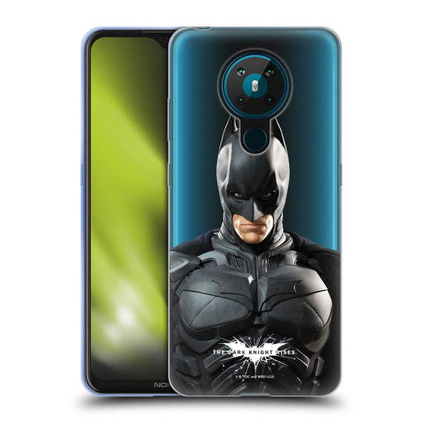 The Dark Knight Rises Character Art Batman Soft Gel Case for Nokia 5.3