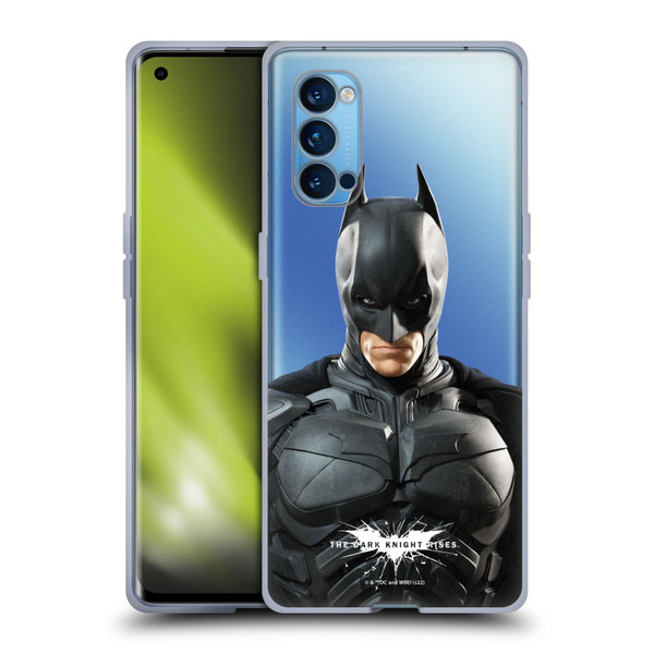 The Dark Knight Rises Character Art Batman Soft Gel Case for OPPO Reno 4 Pro 5G