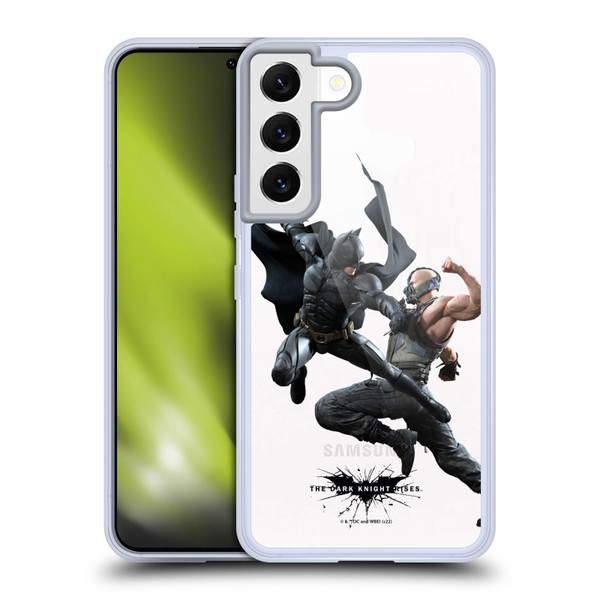 The Dark Knight Rises Character Art Batman Vs Bane Soft Gel Case for Samsung Galaxy S22 5G